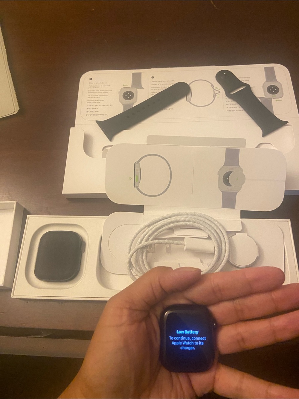 Apple Watch series 11 42MM jet black AI black SB S/M  GPS - Picture 10 of 11